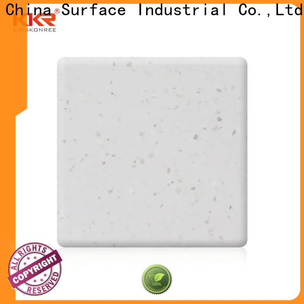 KingKonree yellow white solid surface countertops design for home