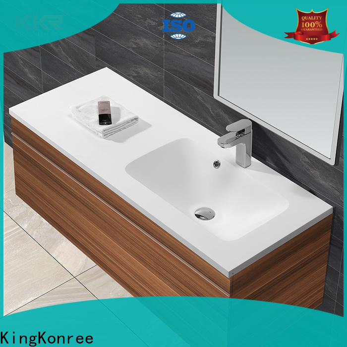 KingKonree washroom basin cabinet design for hotel