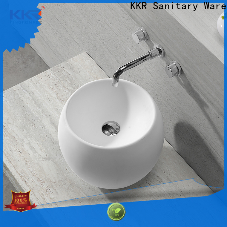 KingKonree durable above counter vessel sink at discount for room