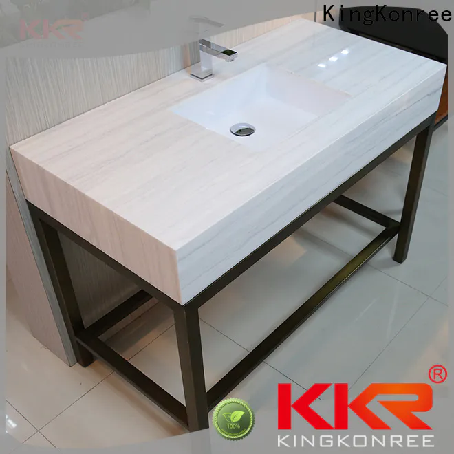 KingKonree pattern discount vanity tops manufacturer for bathroom