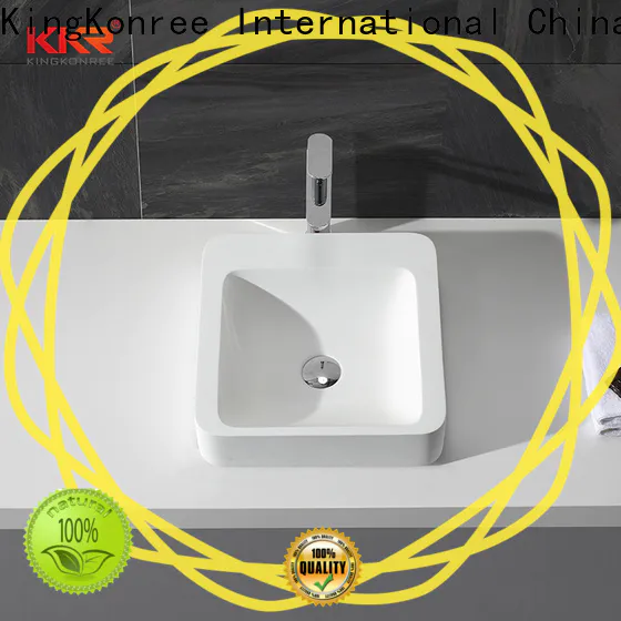 KingKonree best quality top mount bathroom sink customized for room
