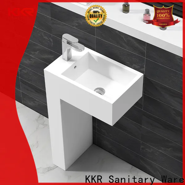 KingKonree pedestal sink factory price for bathroom
