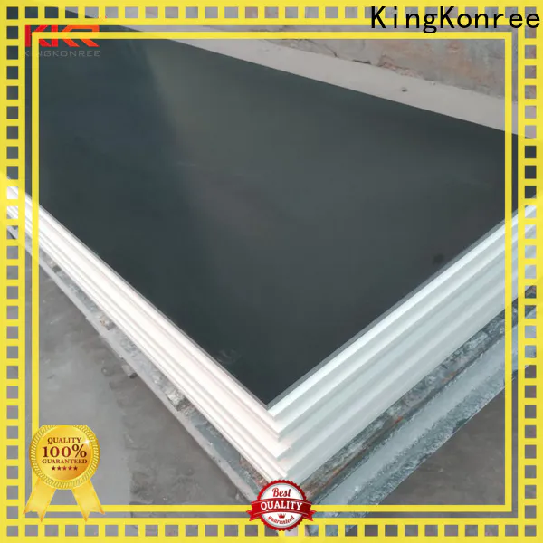 KingKonree marble acrylic solid surface sheet manufacturer for hotel