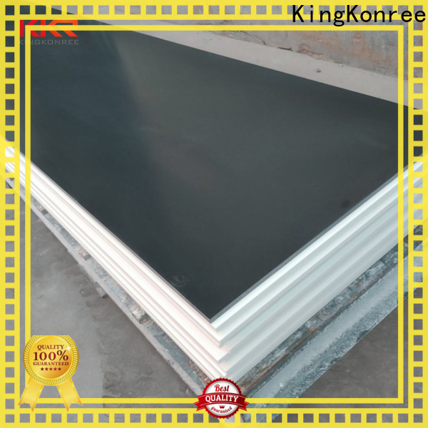 KingKonree marble acrylic solid surface sheet manufacturer for hotel