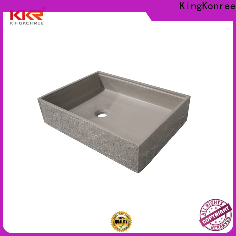 KingKonree counter top basins at discount for hotel