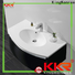 KingKonree finish white countertop basin manufacturer for hotel