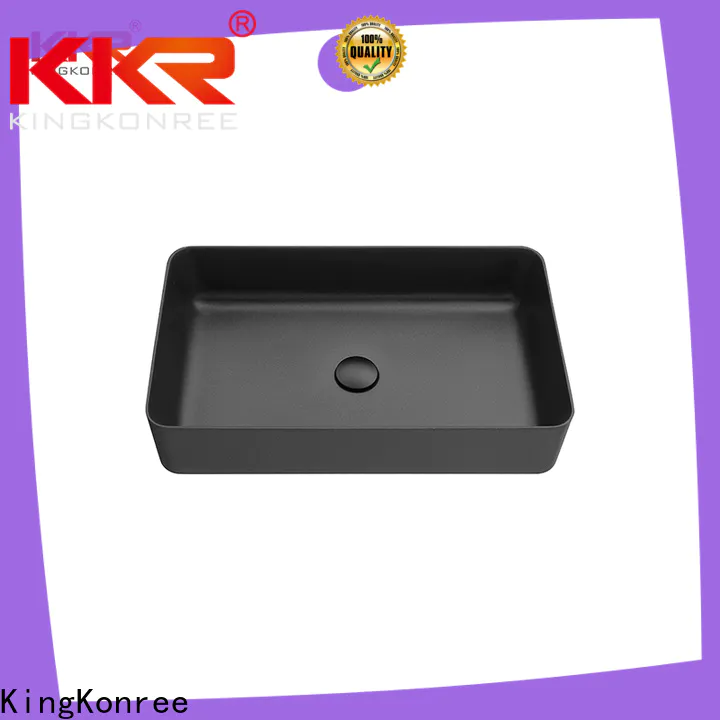 KingKonree standard above counter vessel sink customized for restaurant