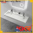 KingKonree slope wall mounted bathroom basin design for toilet