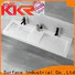 KingKonree texture wall hung small cloakroom basin manufacturer for bathroom