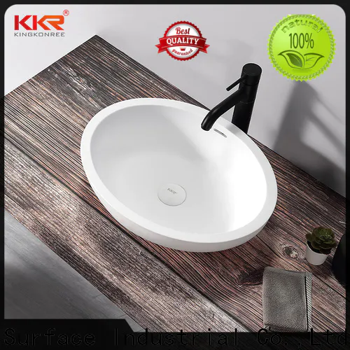 KingKonree durable top mount bathroom sink cheap sample for home