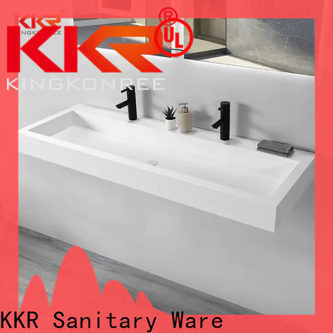 KingKonree double small wall hung sink design for toilet