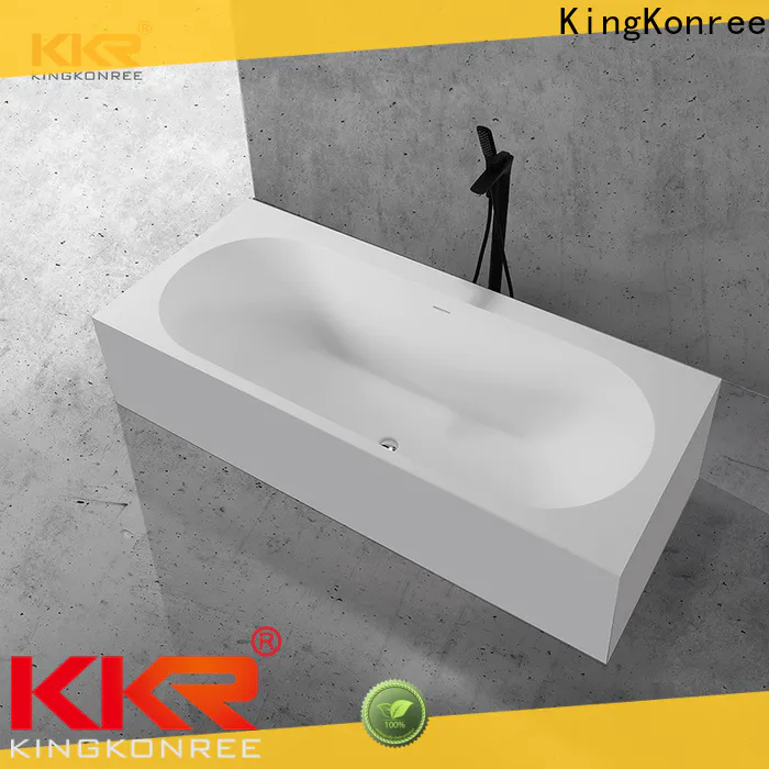 KingKonree stone freestanding bath supplier for bathroom