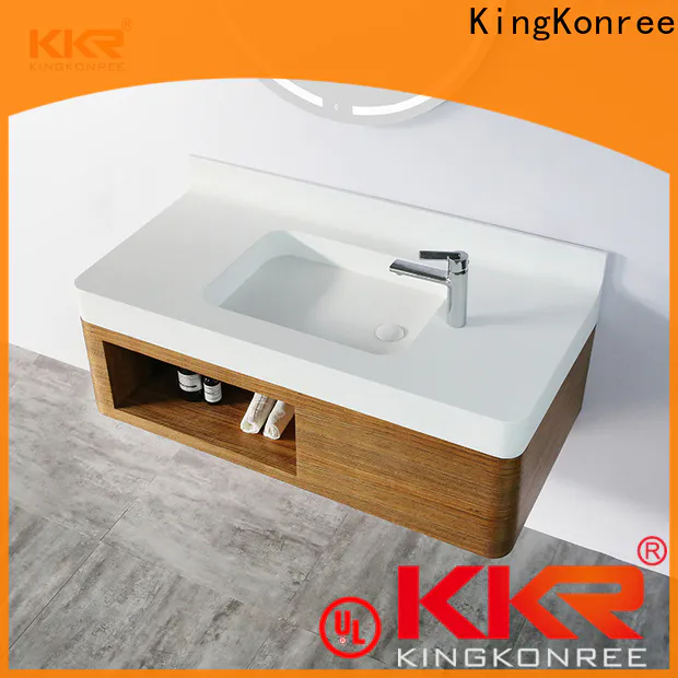 KingKonree single vanity cabinet manufacturer for home