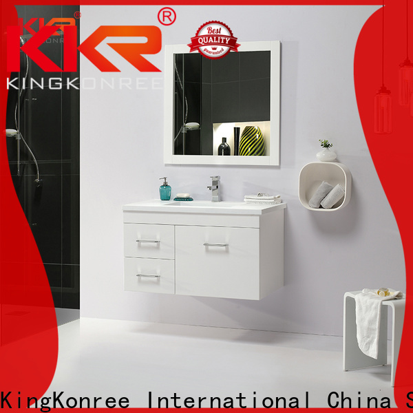 hot-sale small sink cabinet latest design for motel