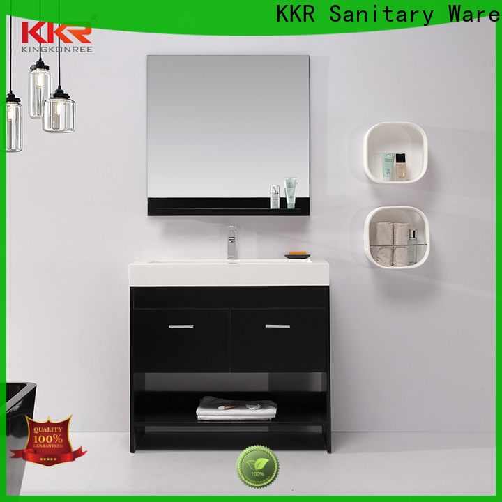 KingKonree stable bath vanity cabinets customized for hotel