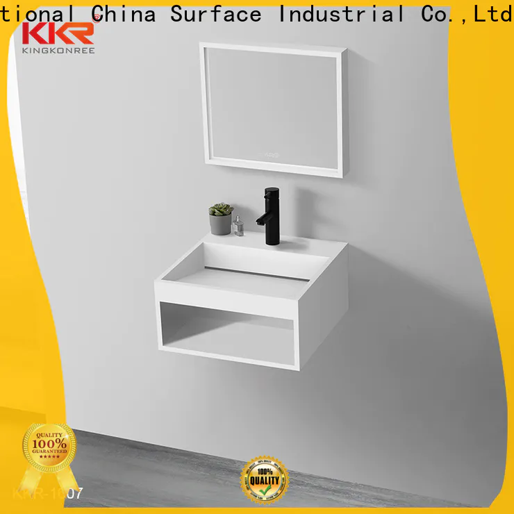 KingKonree wall mounted marble sink manufacturer for home