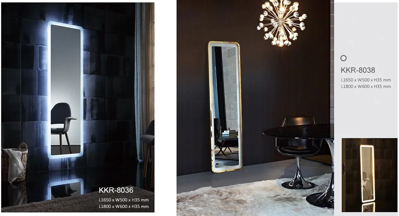 modern design led salon mirror high-end for toilet