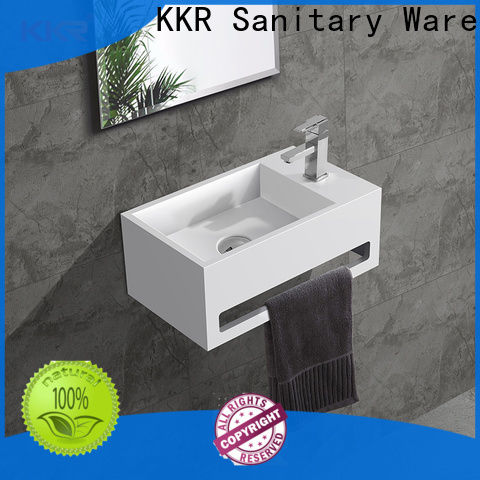 KingKonree customized marble wall hung basin design for home