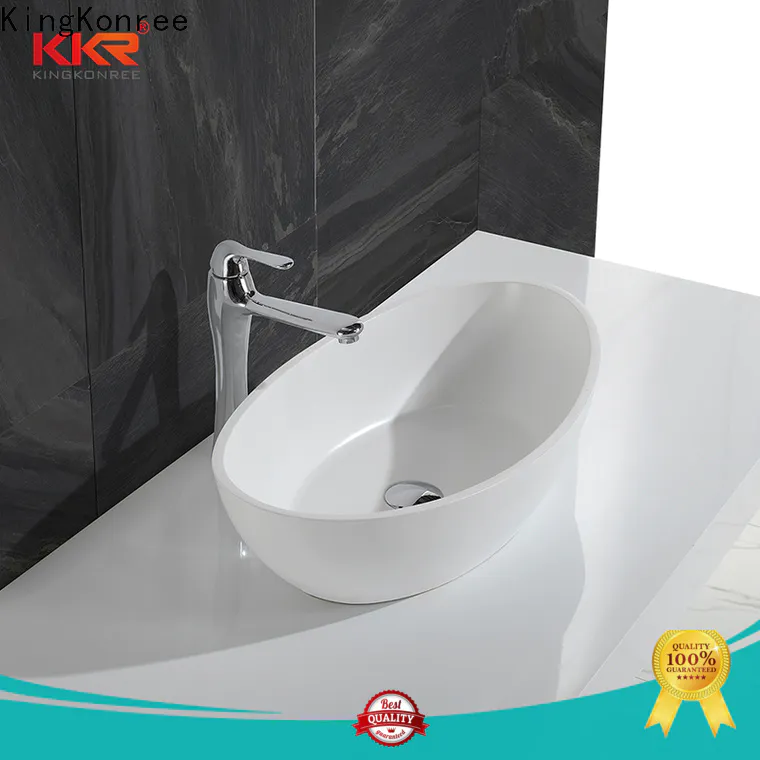 KingKonree durable bathroom countertops and sinks supplier for restaurant