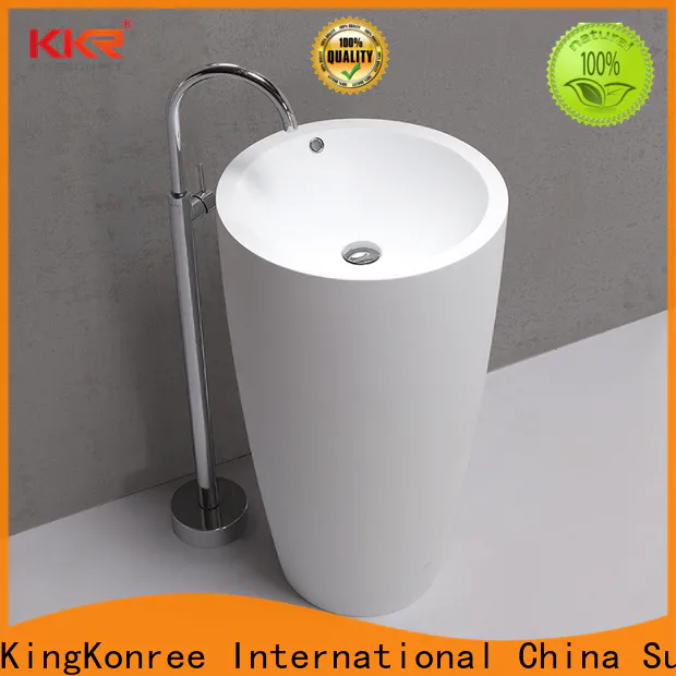 KingKonree stand alone bathroom sink supplier for bathroom