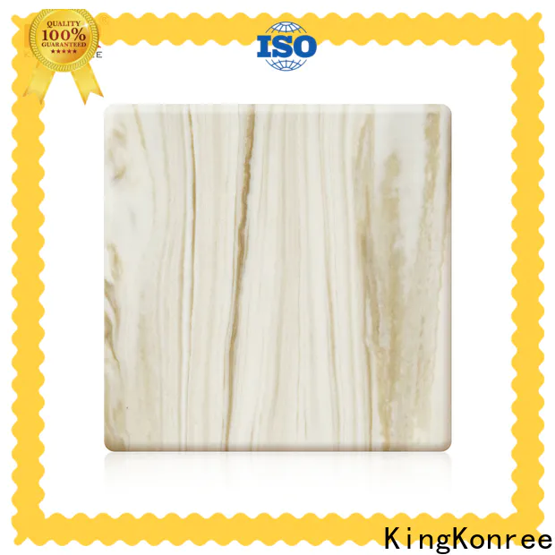 KingKonree acrylic solid surface sheet manufacturer for room