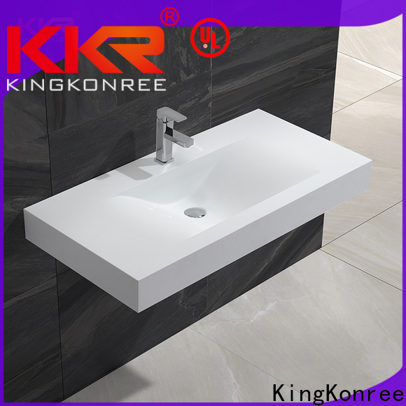 KingKonree hang wall mounted basin sink customized for bathroom