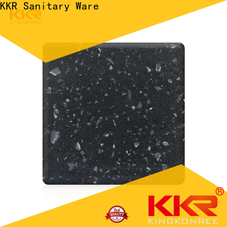 KingKonree yellow solid surface sheets for sale manufacturer for restaurant