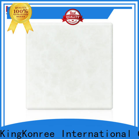 KingKonree practical white solid surface countertops custom for motel