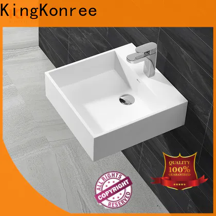 KingKonree shelves slim wall hung basin design for home