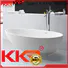 KingKonree stone resin freestanding bath free design for bathroom