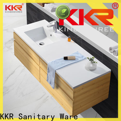 KingKonree double basin cabinet sinks for hotel