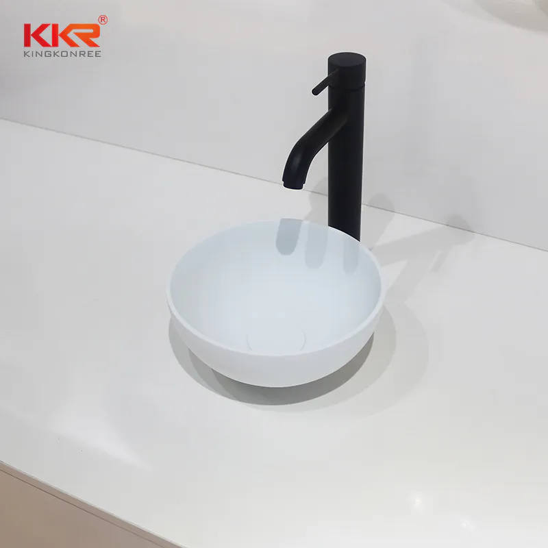 white bathroom sinks above counter basins cheap sample for hotel