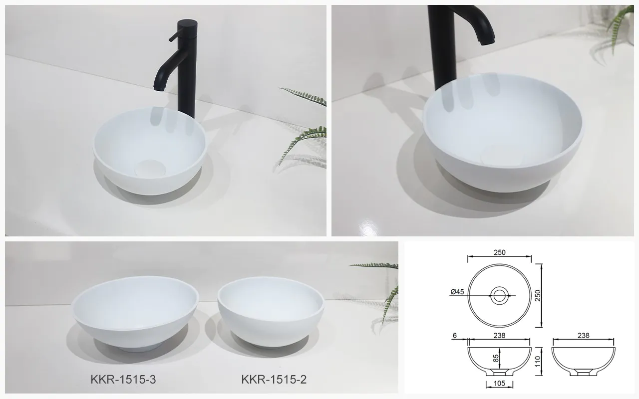 standard small countertop basin supplier for restaurant