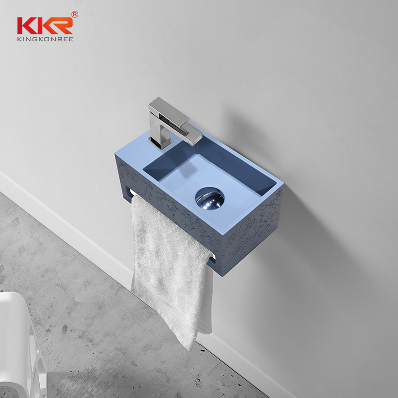 Sanitary Ware Bathroom Small Wall Hung Washing Basin Square Sink KKR-1105-A