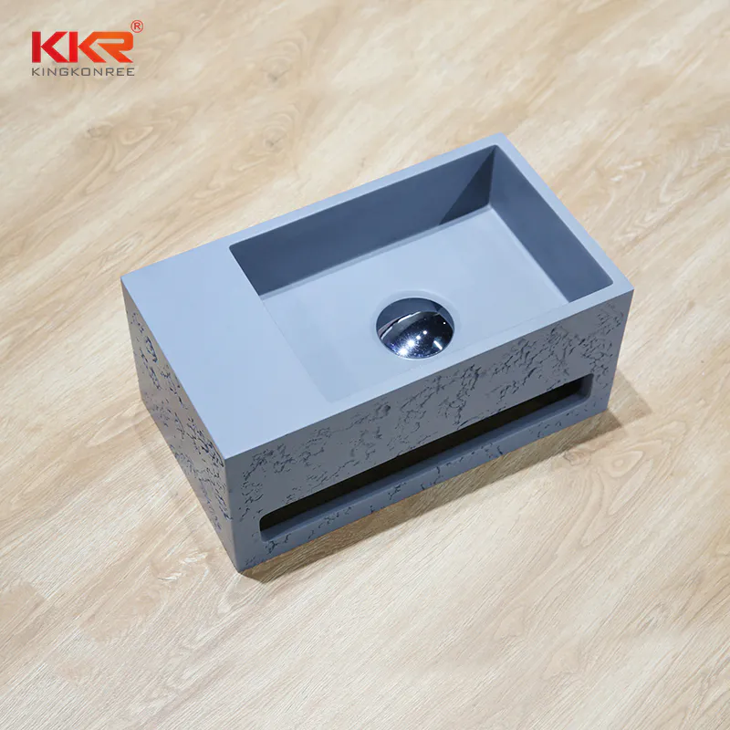 Sanitary Ware Bathroom Small Wall Hung Washing Basin Square Sink KKR-1105-A
