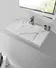 wall hung concrete wall mounted sink supplier for home