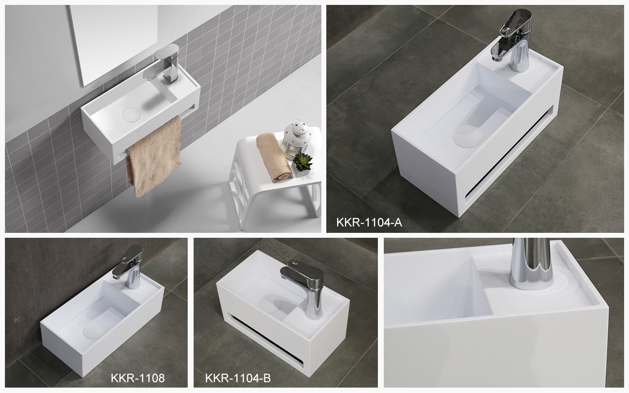 KingKonree modern wall mount sink supplier for toilet-7
