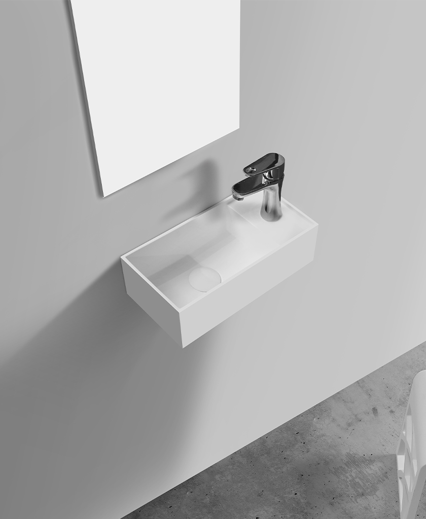 KingKonree black wall mounted basin supplier for toilet