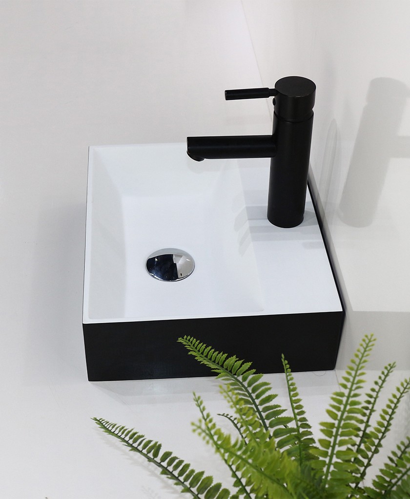 thin edge wall hung toilet and basin sink for home
