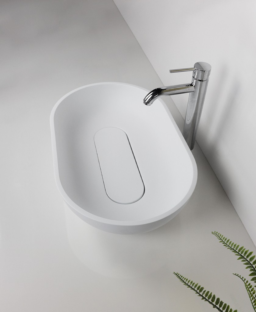 white small countertop basin manufacturer for restaurant-1