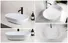 white small countertop basin manufacturer for restaurant