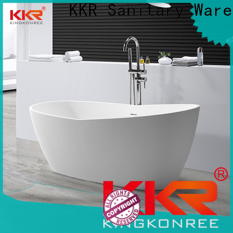 KingKonree deep stand alone bathtub custom for shower room
