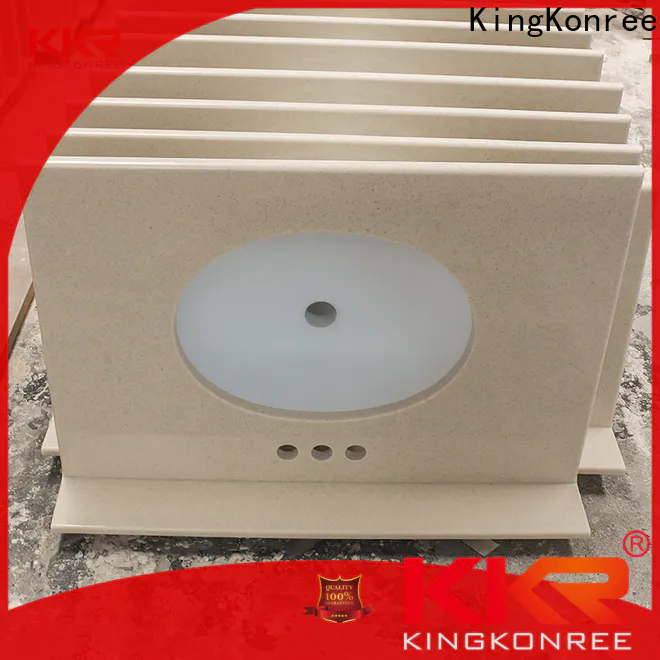 KingKonree undermount resin bathroom countertops supplier for bathroom