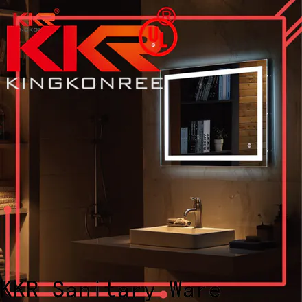 KingKonree unique led make up mirror manufacturer for bathroom