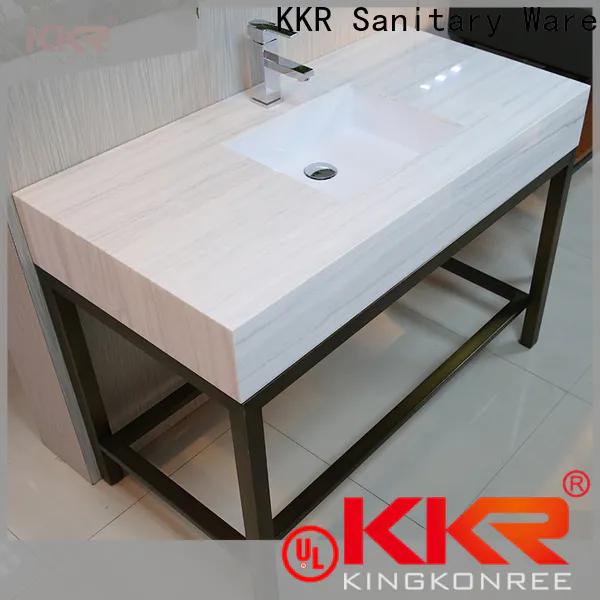 KingKonree tops marble bathroom worktop latest design for motel