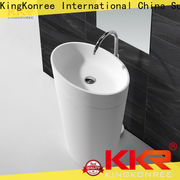 KingKonree freestanding vanity basins factory price for bathroom