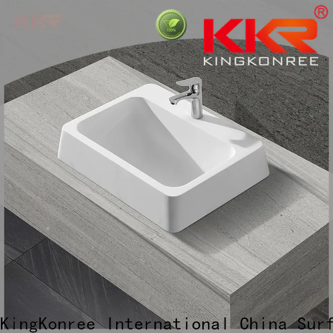 marble bathroom vanity above counter basin at discount for room