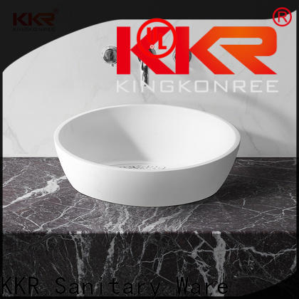 KingKonree black above counter square bathroom sink design for room