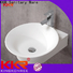 KingKonree artificial black wall mounted basin supplier for bathroom