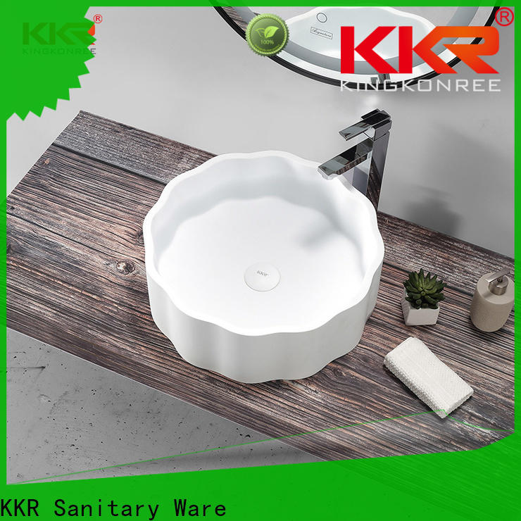 excellent above counter sink bowl cheap sample for hotel